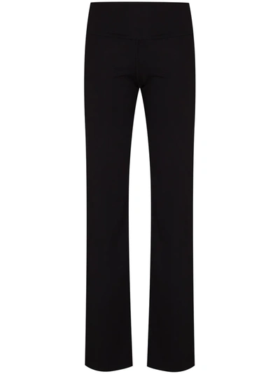Wolford The Pure Flared Trousers In Black