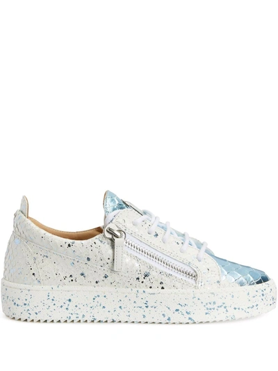 Giuseppe Zanotti Gail Panelled Sneakers In White