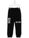 GIVENCHY LOGO-APPLIQUÉ TRACK PANTS