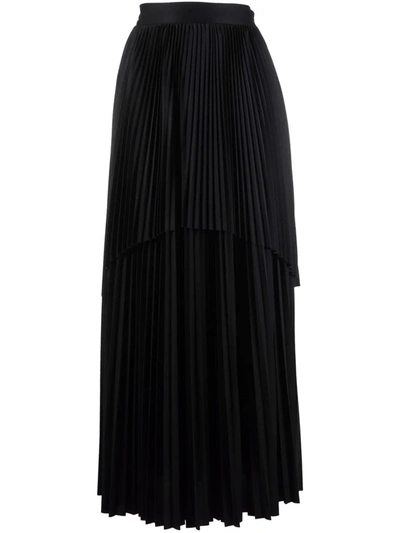 FABIANA FILIPPI LAYERED PLEATED MAXI SKIRT
