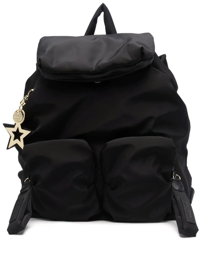 See By Chloé Joy Rider Multi-pocket Backpack In Black
