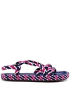Isabel Marant Rope Strap Platform Sandals In Pink
