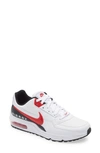Nike Air Max Ltd 3 Sneaker In 100 White/university Red-black
