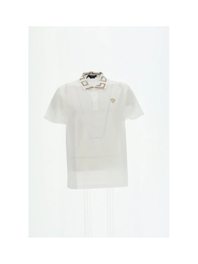Versace T-shirts & Vests In Optical White