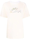 LOEWE EMBROIDERED GRAPHIC-LOGO COTTON T-SHIRT