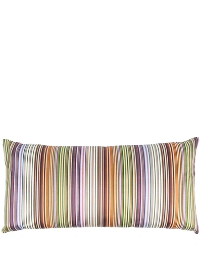 Missoni Striped Rectangular Cushion In Grün