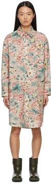 Moncler Genius 8 Moncler Palm Angels Pink Floral Dress In 520 Pink