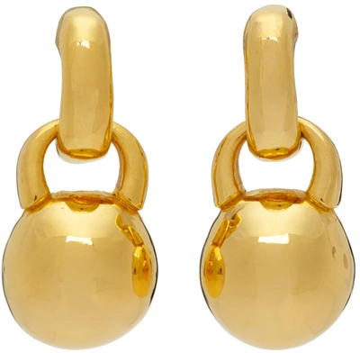 Sophie Buhai Gold Everyday Orb Earrings In 18k Gold Vermeil