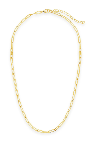 Sterling Forever 14k Gold Plated Small Link Necklace