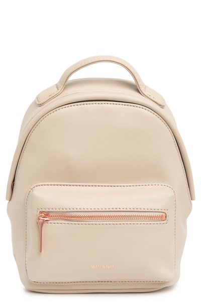 Matt And Nat Bali Mini Loom Vegan Leather Mini Backpack In Veil