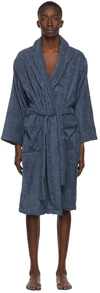 CLEVERLY LAUNDRY BLUE TERRY ROBE