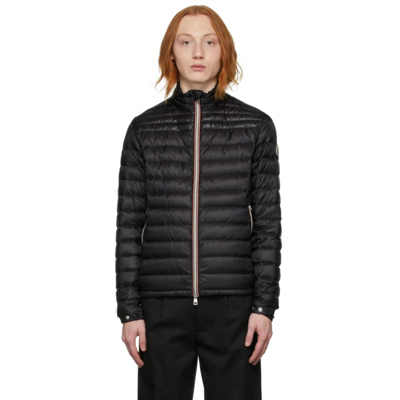 Moncler Benamou Quilted Nylon Short Down Jacket In Blue