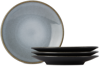 Jar Ceramistes Black Tourron Dessert Plate Set In Ecorce