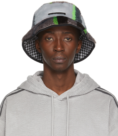 Adidas X Ivy Park Reversible Multicolor Bucket Hat In Wilpin/lgsogr/black/