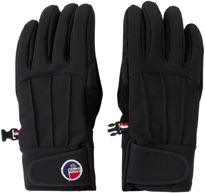 Fusalp Black Glacier W Gloves In 010 Noir