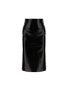 PRADA PRADA WOMEN'S BLACK OTHER MATERIALS SKIRT,5181510REF0002 40