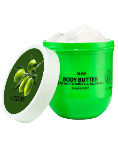 Lovery Olive Scented Whipped Body Butter, Bath And Body Care Cream, 170ml