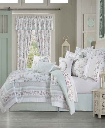Royal Court Rialto Classic Floral 4-pc. Comforter Set, King In Sage