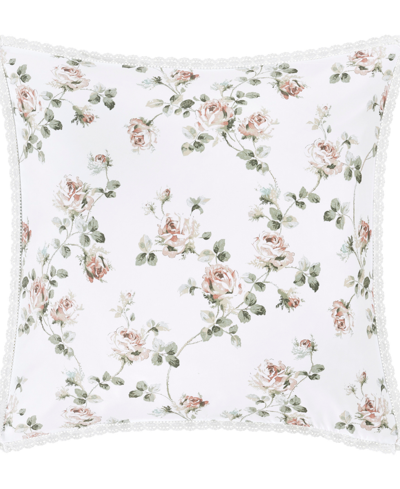 Royal Court Rialto Classic Floral Sham, European In Sage