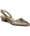 Naturalizer Banks Slingbacks Women's Shoes In Bronze Leather