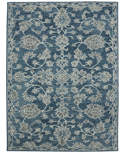 Amer Rugs Romania Hope 2' X 3' Area Rug In Navy