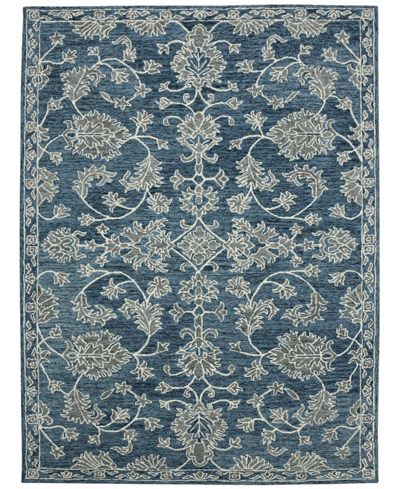 Amer Rugs Romania Hope Area Rug, 5' X 8' In Navy