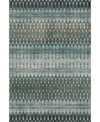 D Style Brisbane Washable Br1 5' X 7'6" Area Rug In Blue