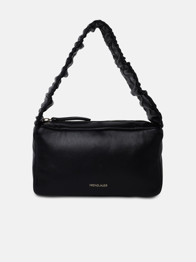 Frenzlauer Black Leather Flyer Crispy Bag