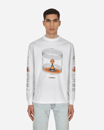 Space Available Whole Being Longsleeve T-shirt In White