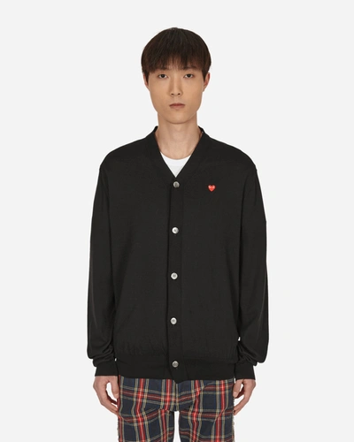 Comme Des Garçons Play Biscuit Wool Cardigan Nd Comme Des Garcons Play Uomo M In Black