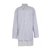 Dries Van Noten Chambers Shirt In Blue