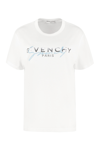 GIVENCHY GIVENCHY LOGO PRINTED CREWNECK T