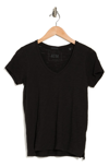 Atm Anthony Thomas Melillo Schoolboy V-neck T-shirt In Black