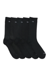 Calvin Klein Basic Sport Athletic Socks In Black