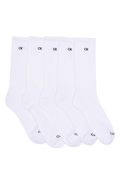 Calvin Klein Basic Sport Athletic Socks In White