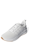 Adidas Originals Racer Running Sneaker In Ftwr White/carbon/core Black