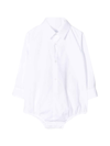 Dolce & Gabbana White Bodysuit Dolce&gabbana Kids In Bianco