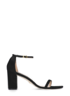 Stuart Weitzman Nudistcurve 75 Block Heel Sandal In Black