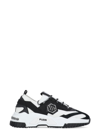 Philipp Plein Predator Vegan Trainer Leather Sneakers In White / Black