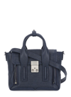3.1 Phillip Lim Pashli Medium Satchel Bag In Ink-nickel