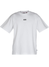 Gcds T-shirt With Rubberized Micro Logo In White