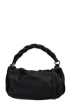 RED VALENTINO HAND BAG IN BLACK LEATHER
