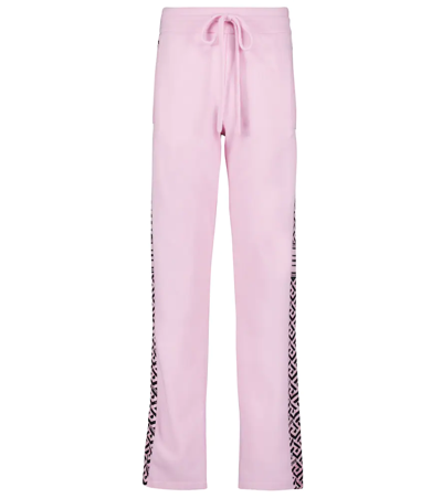 Versace La Greca Sweatpants, Female, Light Pink, 46