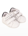 GIVENCHY KID'S LOGO DOUBLE GRIP-STRAP SNEAKERS, BABY