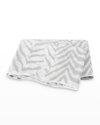 Matouk Quincy Full/queen Flat Sheet In Silver