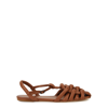 Hereu Cabersa Padded Leather Sandals In Tan