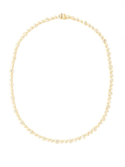 Octavia Elizabeth Micro Nesting Gem 18-karat Recycled Gold Diamond Necklace