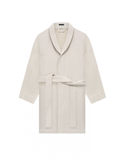 Fear Of God Waffle Cotton Dressing Gown In Beige