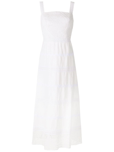 Martha Medeiros Leticia Midi Dress In White