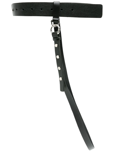 Studio Chofakian Leather Studio96 Belt In Black